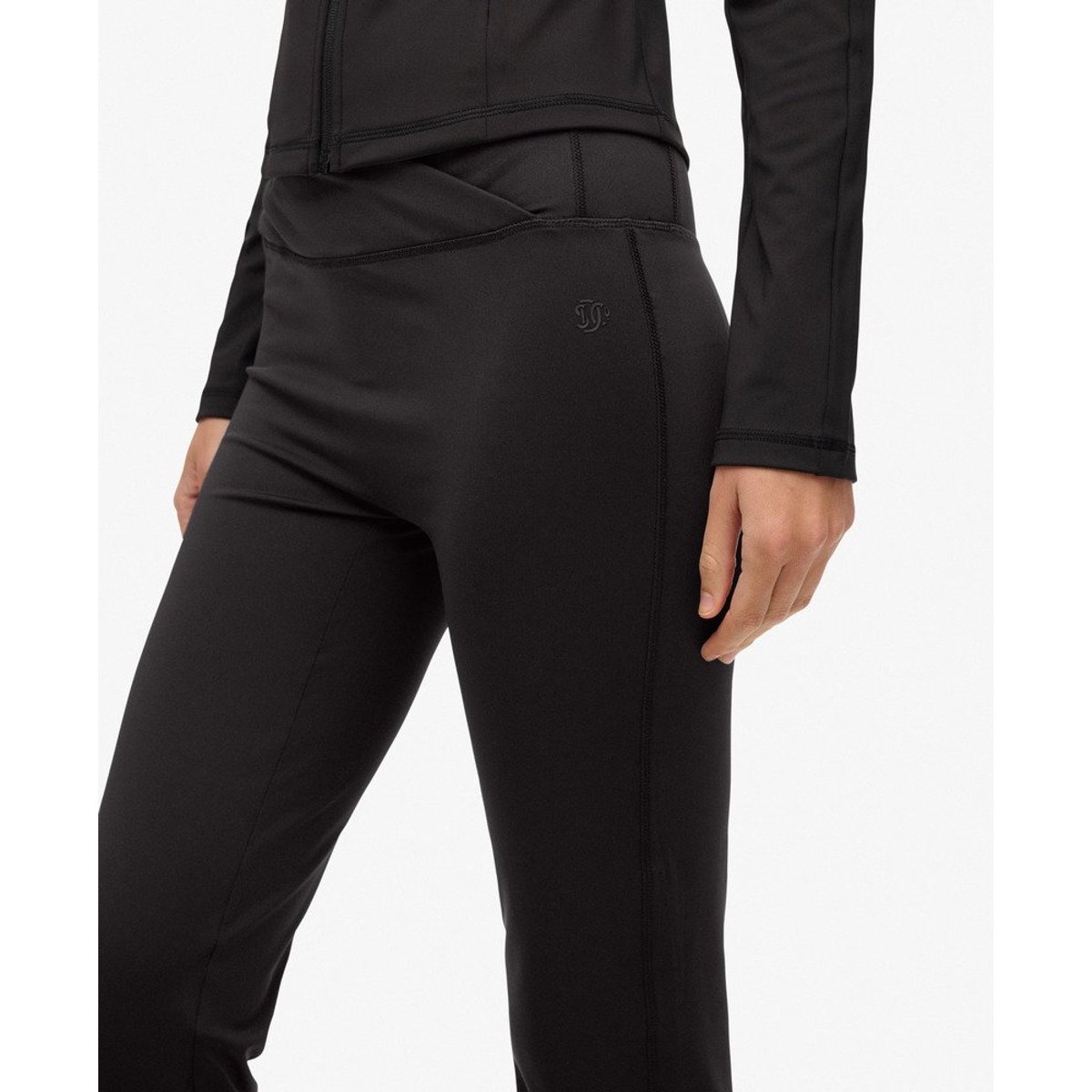 Leggings Évasés Studios noir, SUPERDRY
