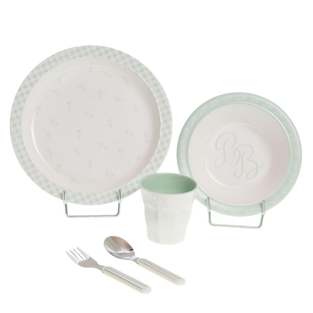 Coffret déjeuner 5 pièces vert, AMADEUS