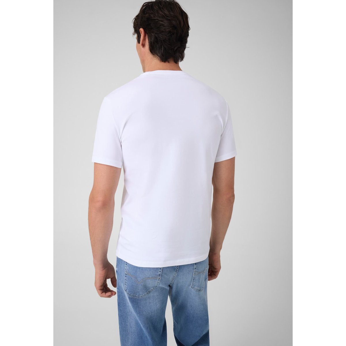 T-Shirt Avec Logo blanc, GUESS