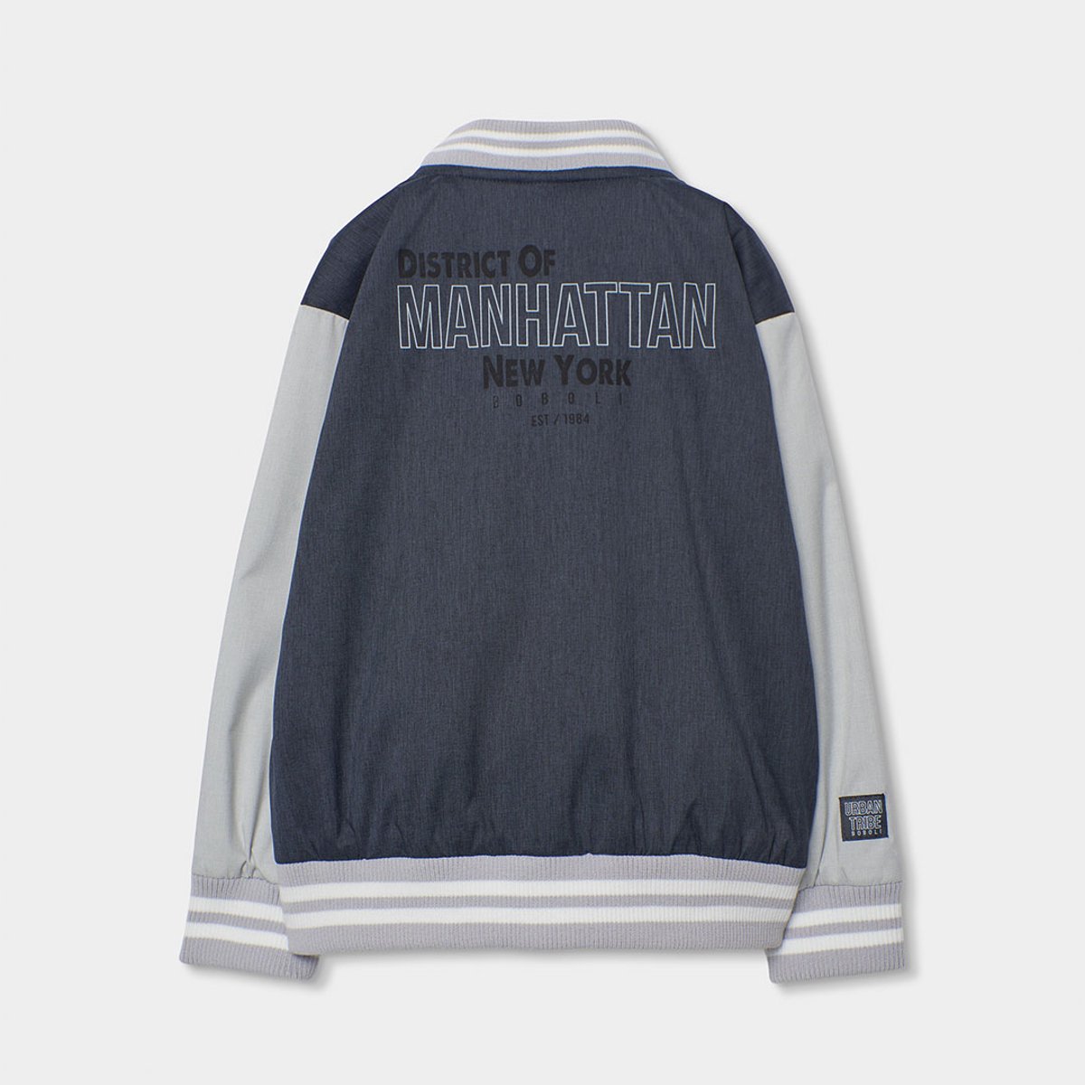 Blouson aviateur enfant tissu technique gris, BOBOLI