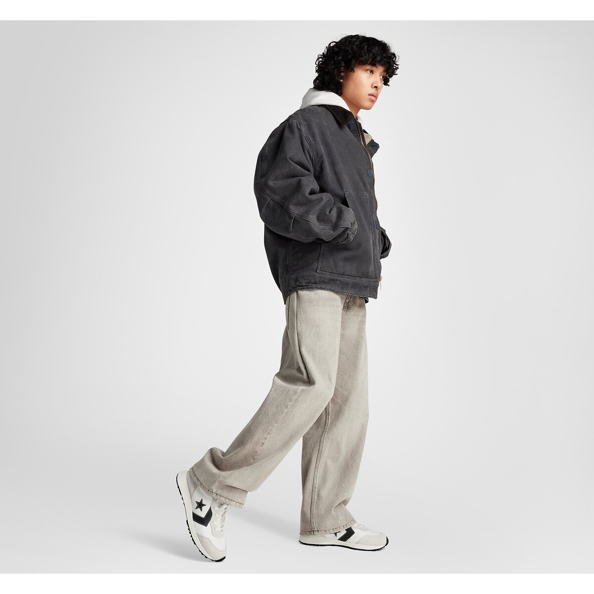 Baskets Omega Trainer Seasonal Color blanc/noir, CONVERSE