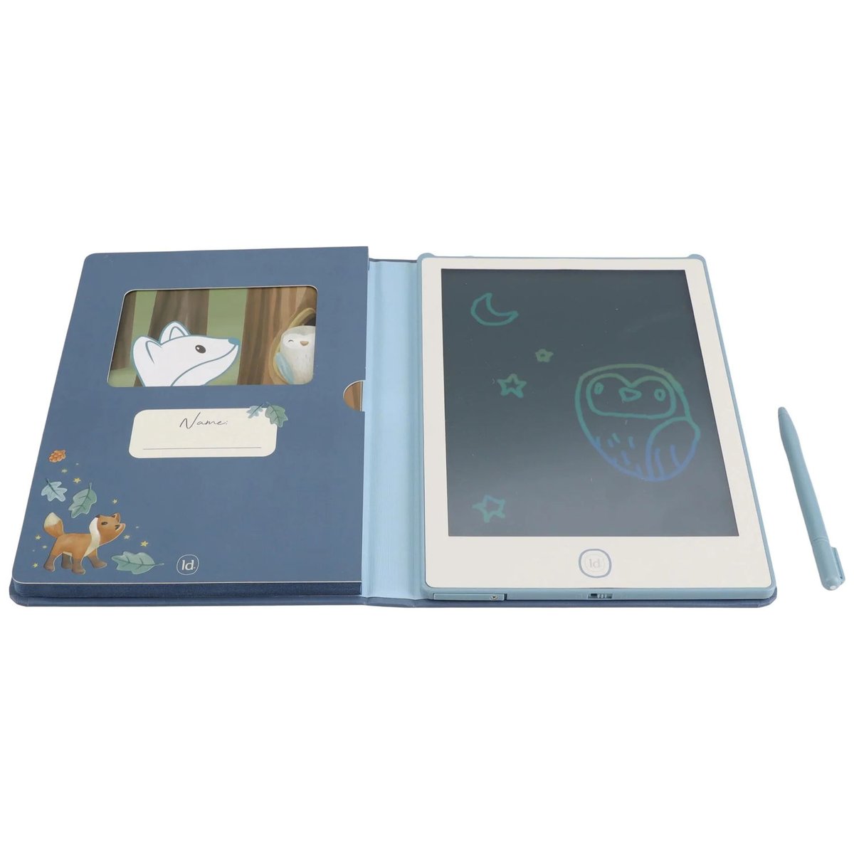 Tablette à dessin bleu, multicolore, LITTLE DUTCH