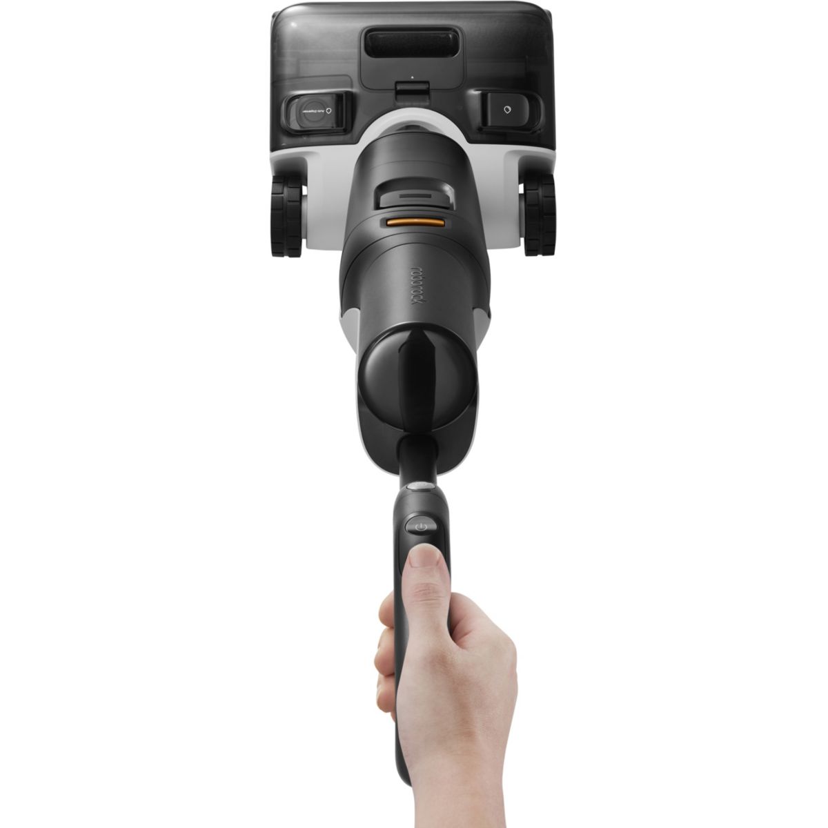 Nettoyeur de sol F25 ACE Grey avec distributeur automatique de détergent - Alertes vocales couleur unique, ROBOROCK