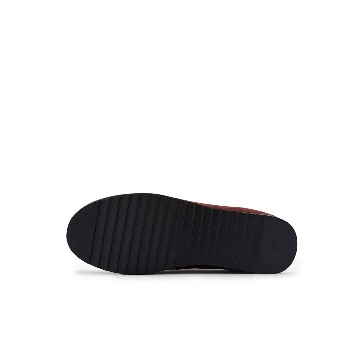 Mocassins à enfiler semelle compensée bordeaux, PEDICONFORT