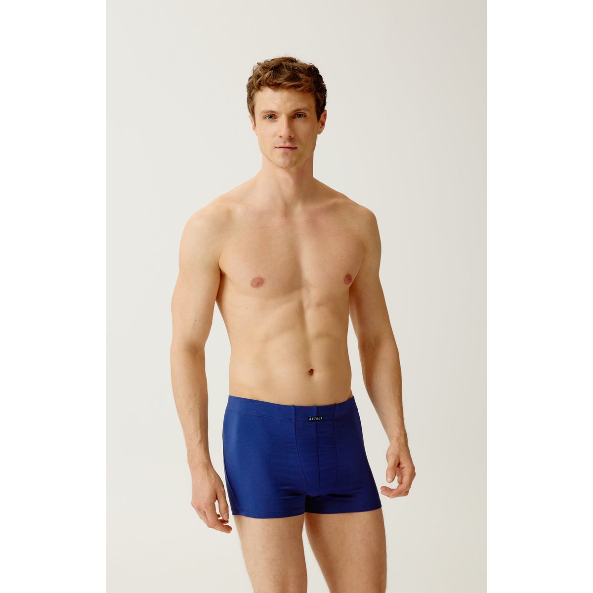 Boxer en modal couleur unie Bob Marine marine, ARTHUR