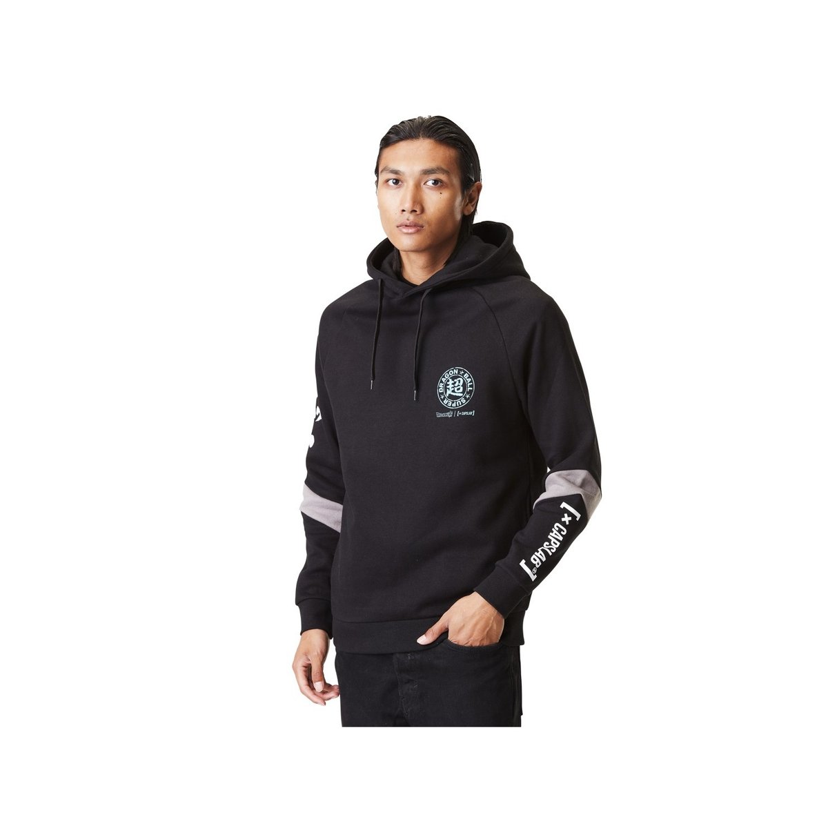 Sweat à capuche Dragon Ball Super Vegeta bleu, CAPSLAB
