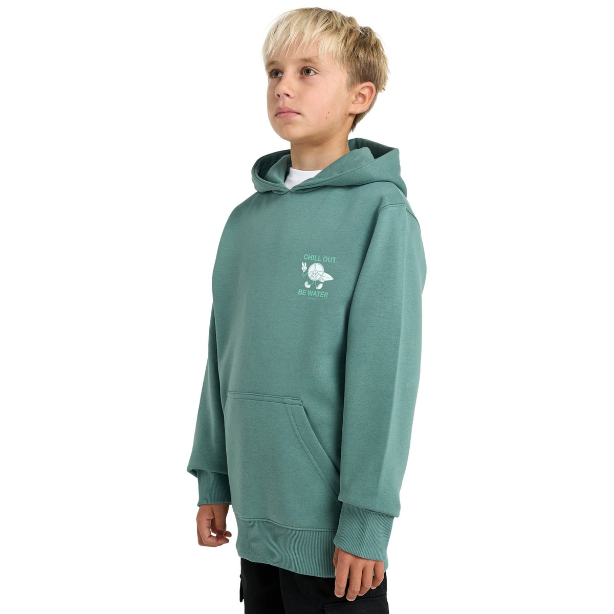 Sweat à capuche FOUNDATION PO vert sagebrush, BILLABONG