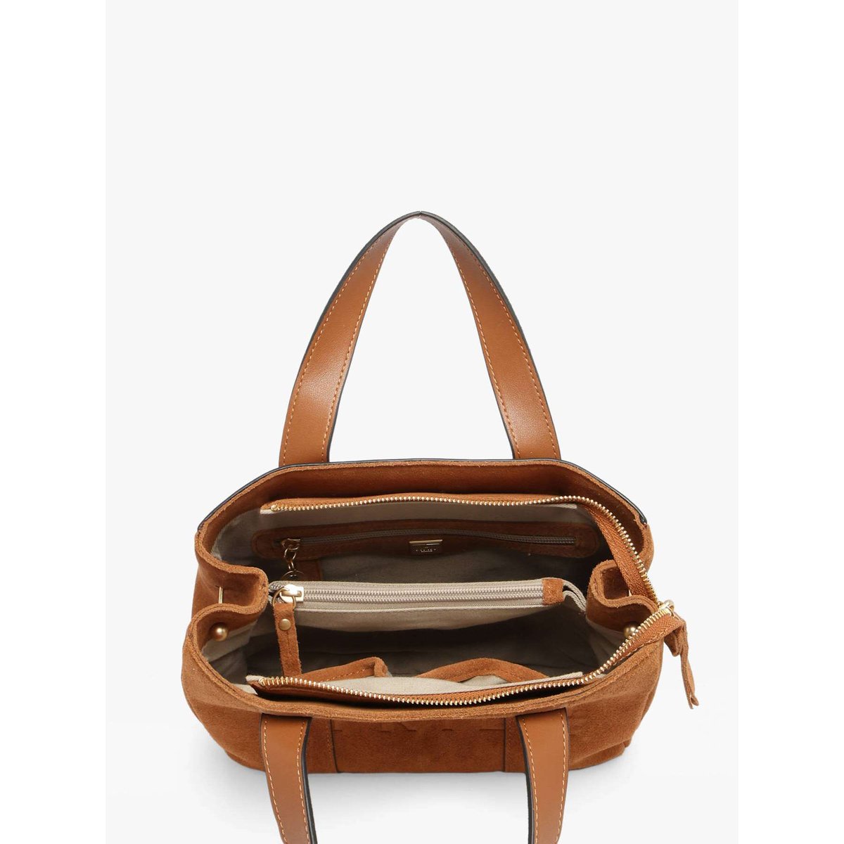 Sac bandoulière Alpin cuir camel, ETRIER