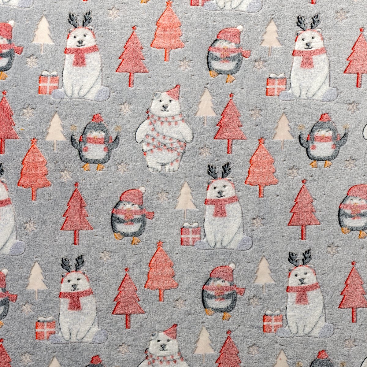 Plaid Santa Glow gris clair, DUTCH DECOR