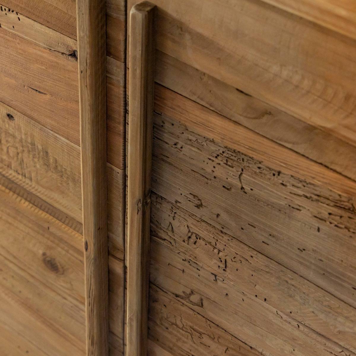 Buffet en bois recyclé BLAISE bois foncé, MADE IN MEUBLES 