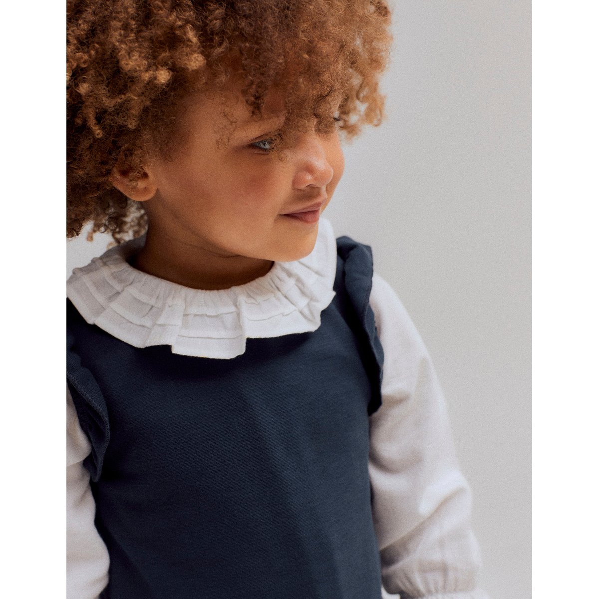 Chemisier en Sergé de Coton avec Volants blanc, ZIPPY