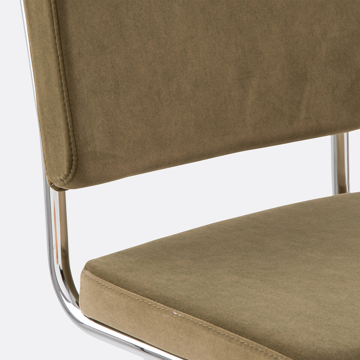 Lot de 2 chaises velours Sarva kaki, LA REDOUTE INTERIEURS