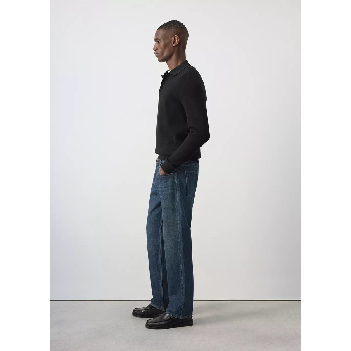 Jean Moby relaxed fit bleu foncé, MANGO MAN