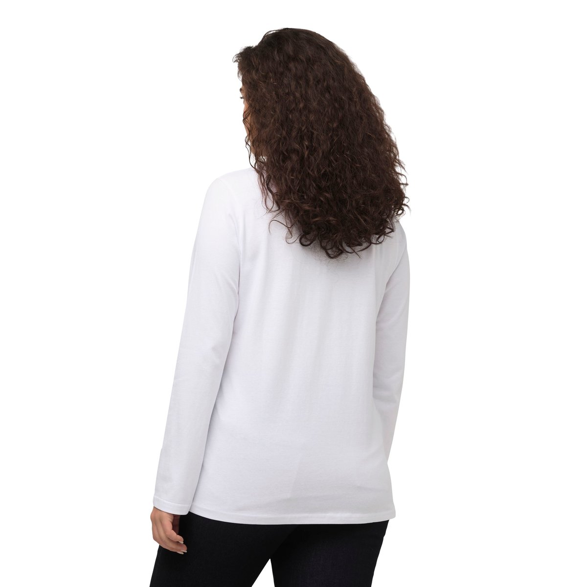 T-shirt Coupe Slim Fit blanc neige, ULLA POPKEN