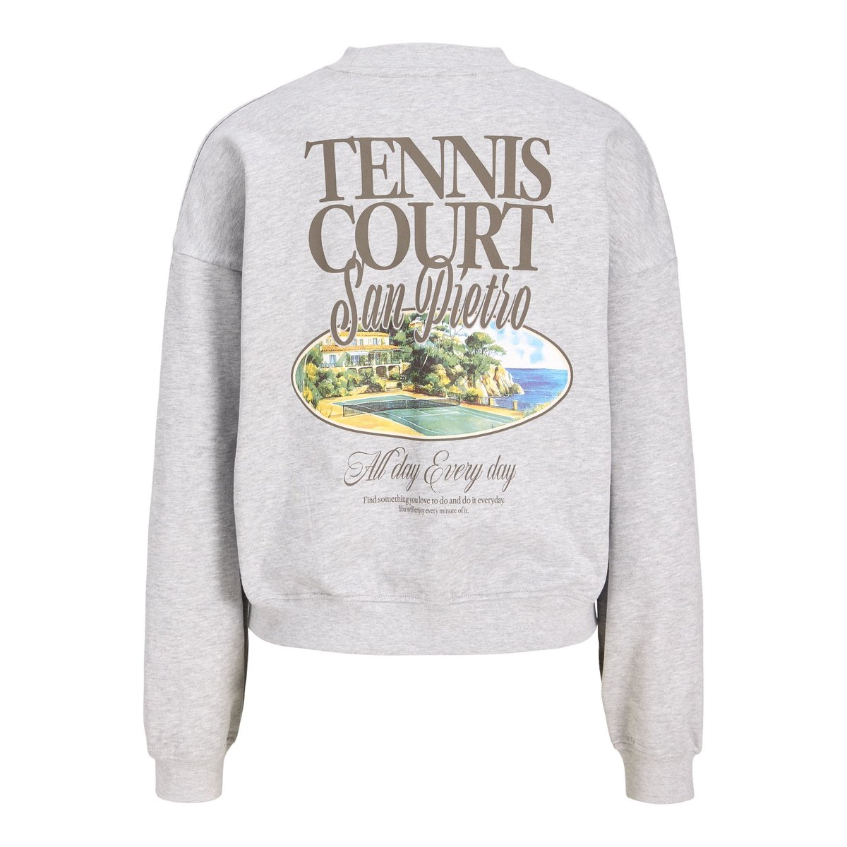 Sweat-Shirt light grey melange 1, JJXX