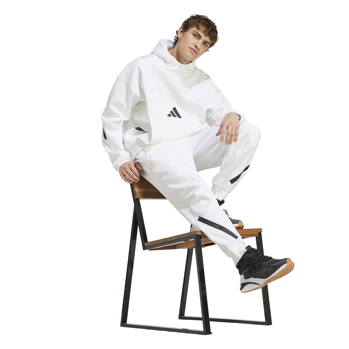 Pantalon de jogging avec logo en silicone blanc, ADIDAS SPORTSWEAR