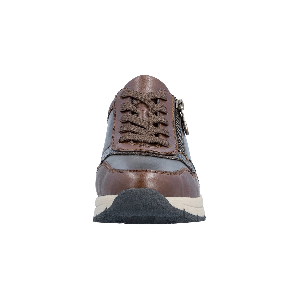 Basket Basse à Lacets Lugano marron, RIEKER