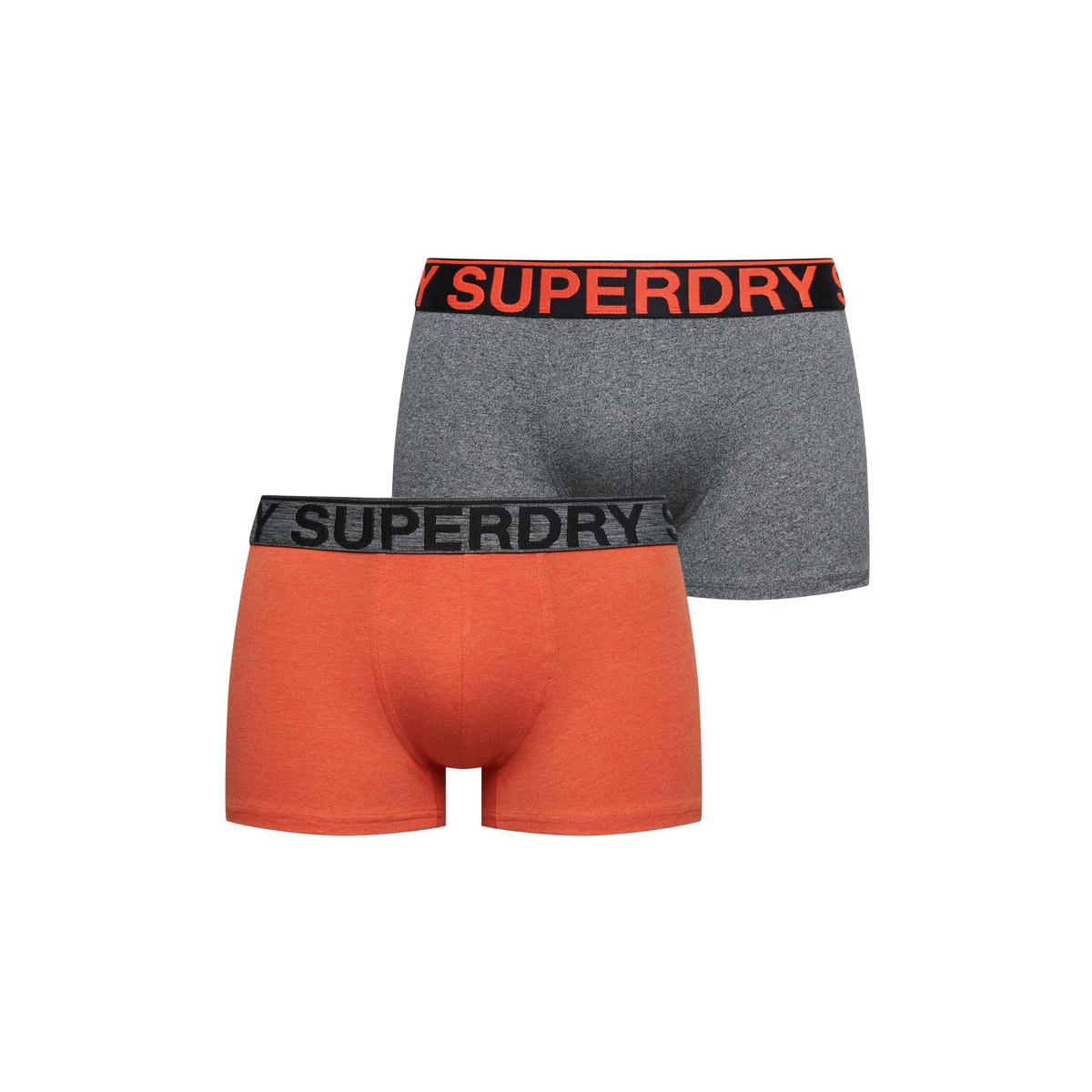 Pack de 3 boxers noir/orange/gris, SUPERDRY