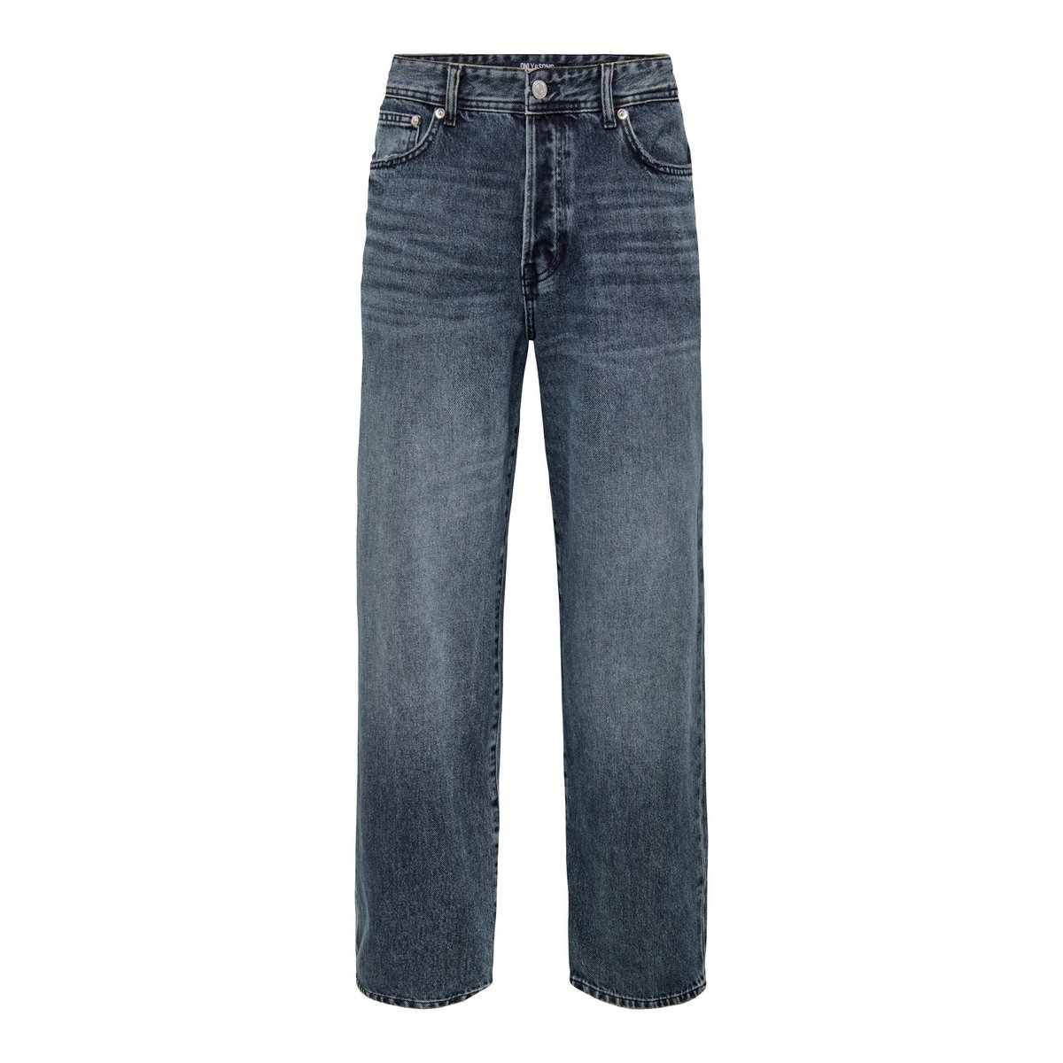 Jean À Coupe Ample noire - blue black denim, ONLY & SONS