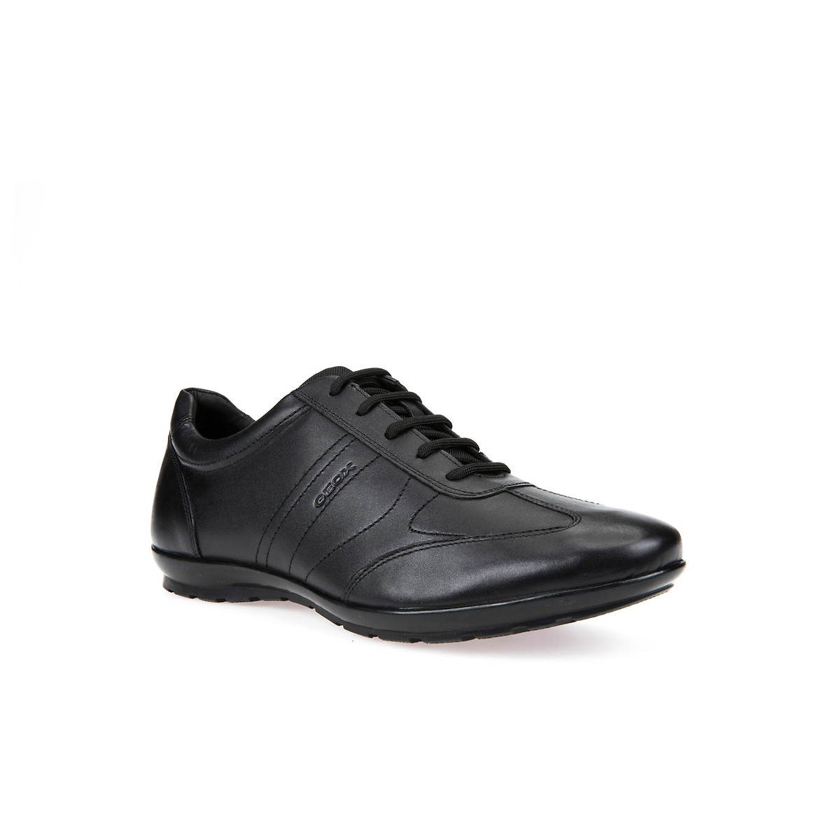 Sapatilhas em pele, Symbol preto , GEOX