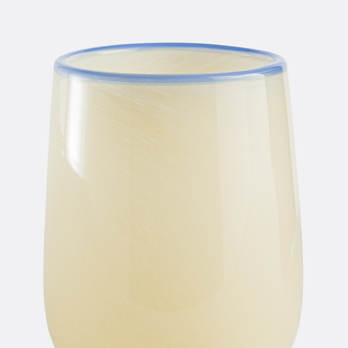 Azyo Glass Vase Height 16.5cm yellow, LA REDOUTE INTERIEURS