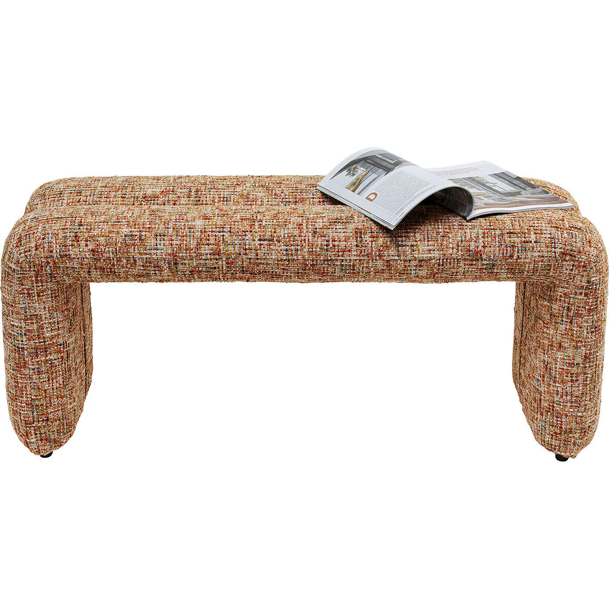 Bank Lilja Melange 101cm braun, KARE DESIGN