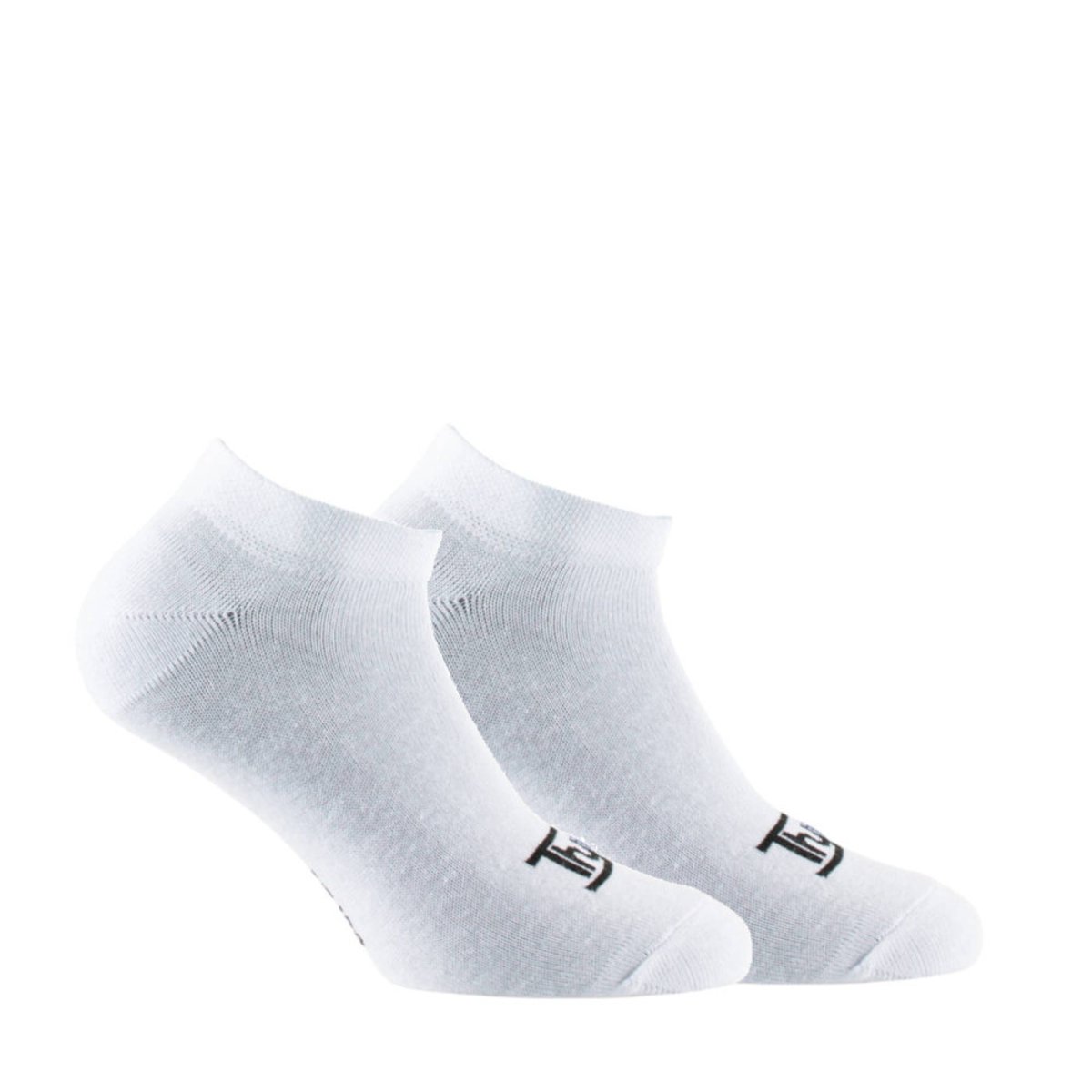 Lot de 2 paires d'invisibles sport en coton blanc, THYO
