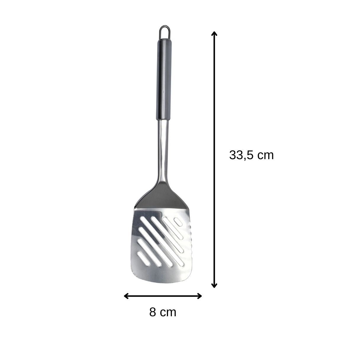 Set de 2 ustensiles de cuisine spatule de cuisine inox ELEMENTAL inox, FACKELMANN