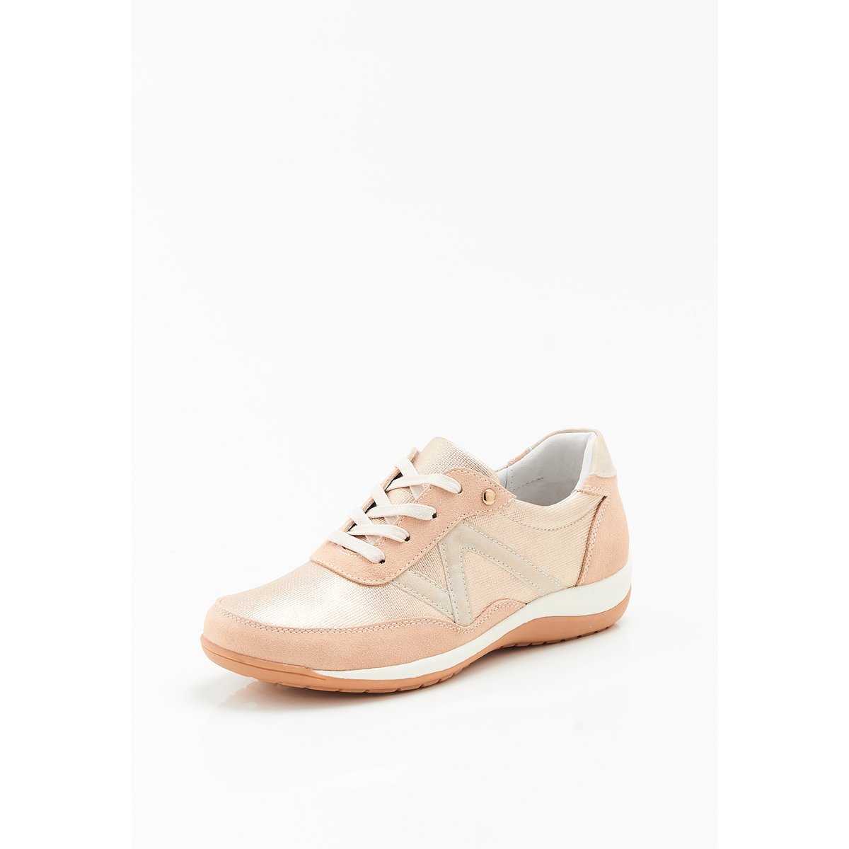 Derbies irisés à lacets, semelle amovible marron sirocco, DAMART
