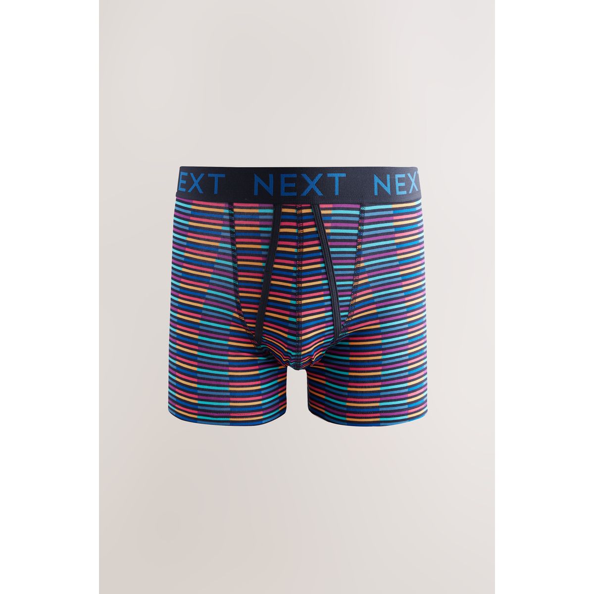 Boxers avec ouverture sur le devant rayures pop de couleur bleu marine, NEXT