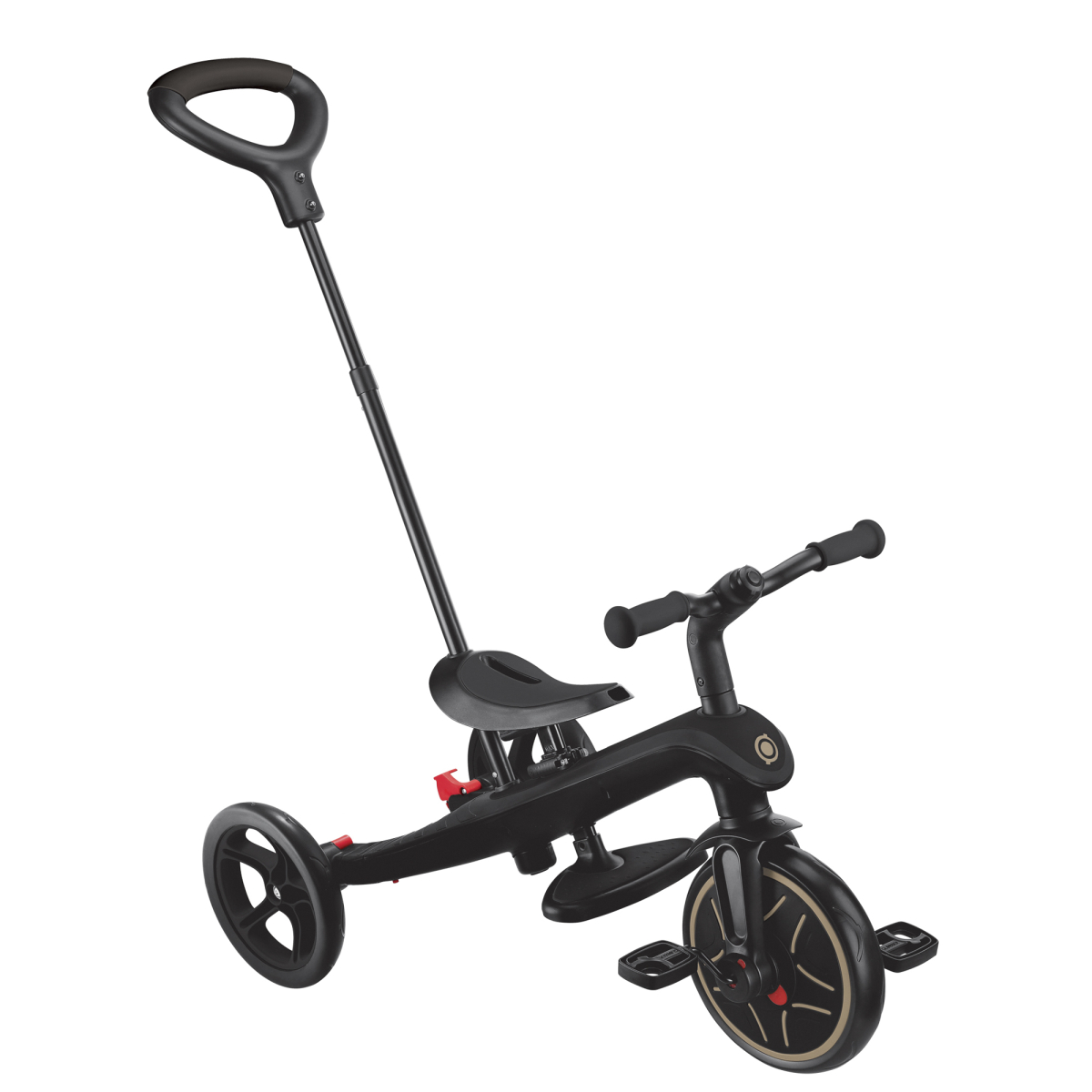 Tricycle évolutif pour bébé EXPLORER 4 en 1 noir, GLOBBER