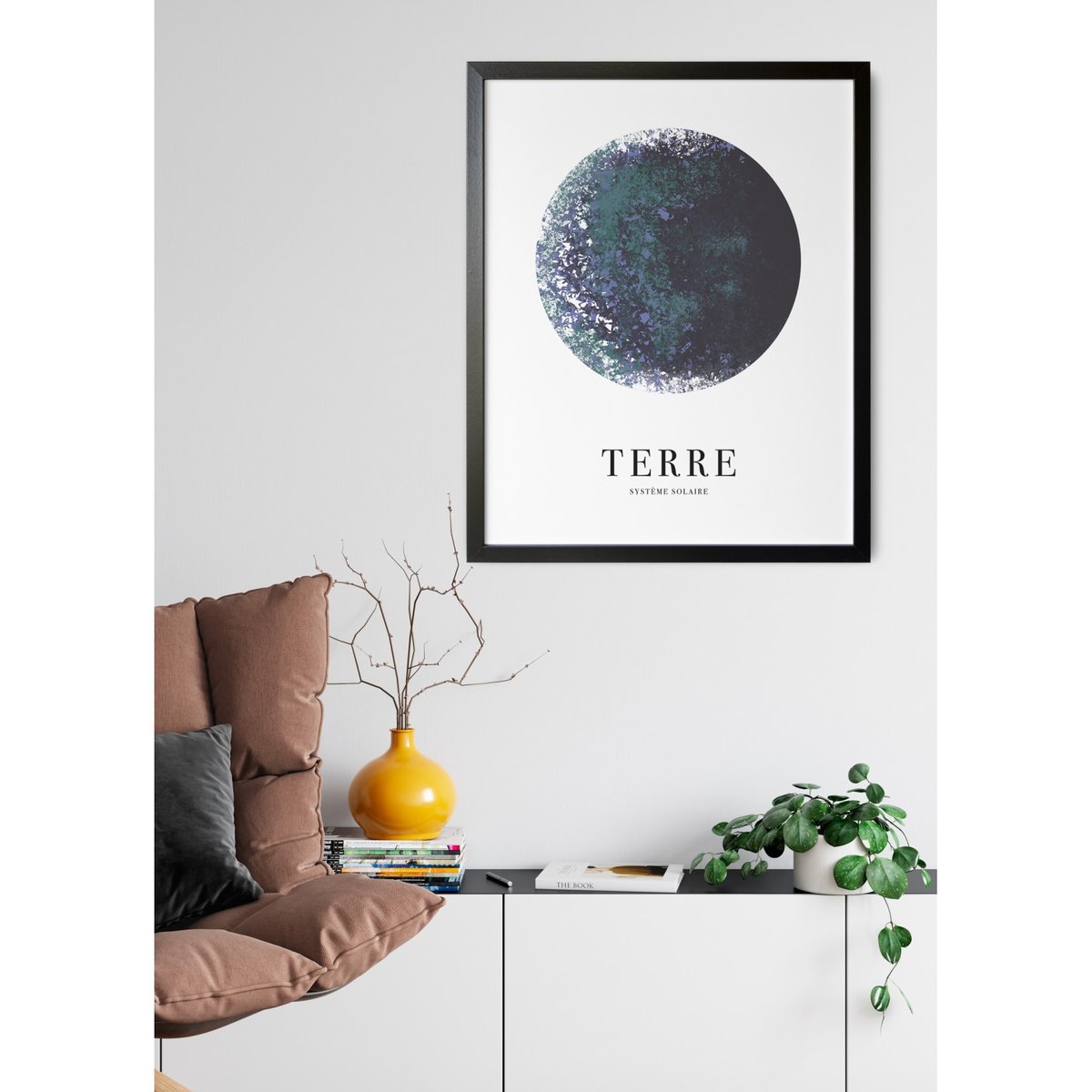 Affiche Terre blanc, L'AFFICHERIE