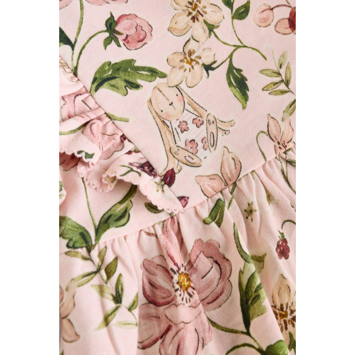 Robe en jersey bébé, lot de 2 motif floral rose/crémeux crème, NEXT