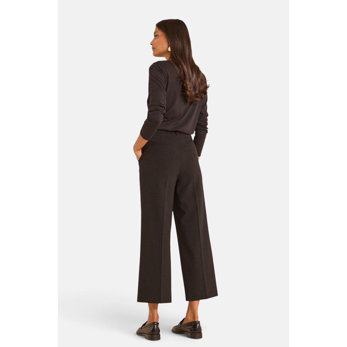 Pantalon large noir LOLA noir, Maison 123