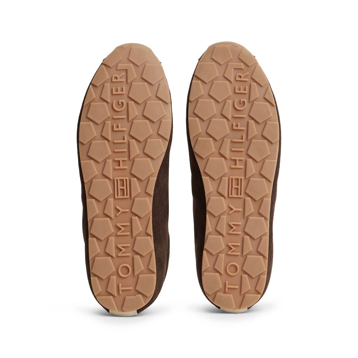 Baskets low profile en cuir suède, THE BELLA marron foncé, TOMMY JEANS
