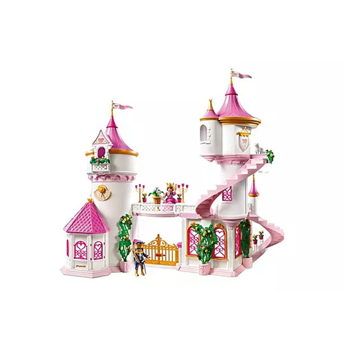 Palais avec couple royal et deux trônes multicolore, PLAYMOBIL