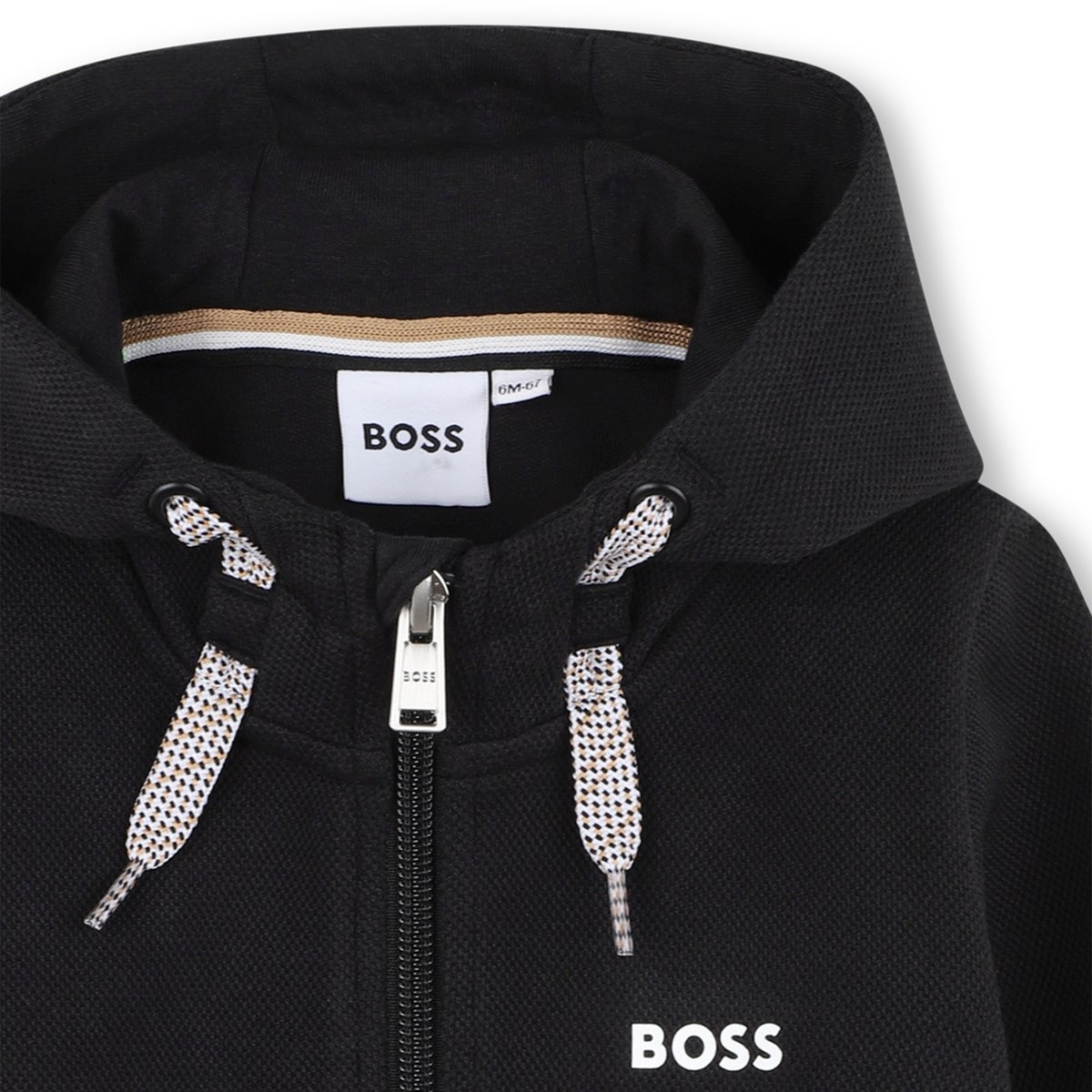 Cardigan jogger black, BOSS KIDSWEAR