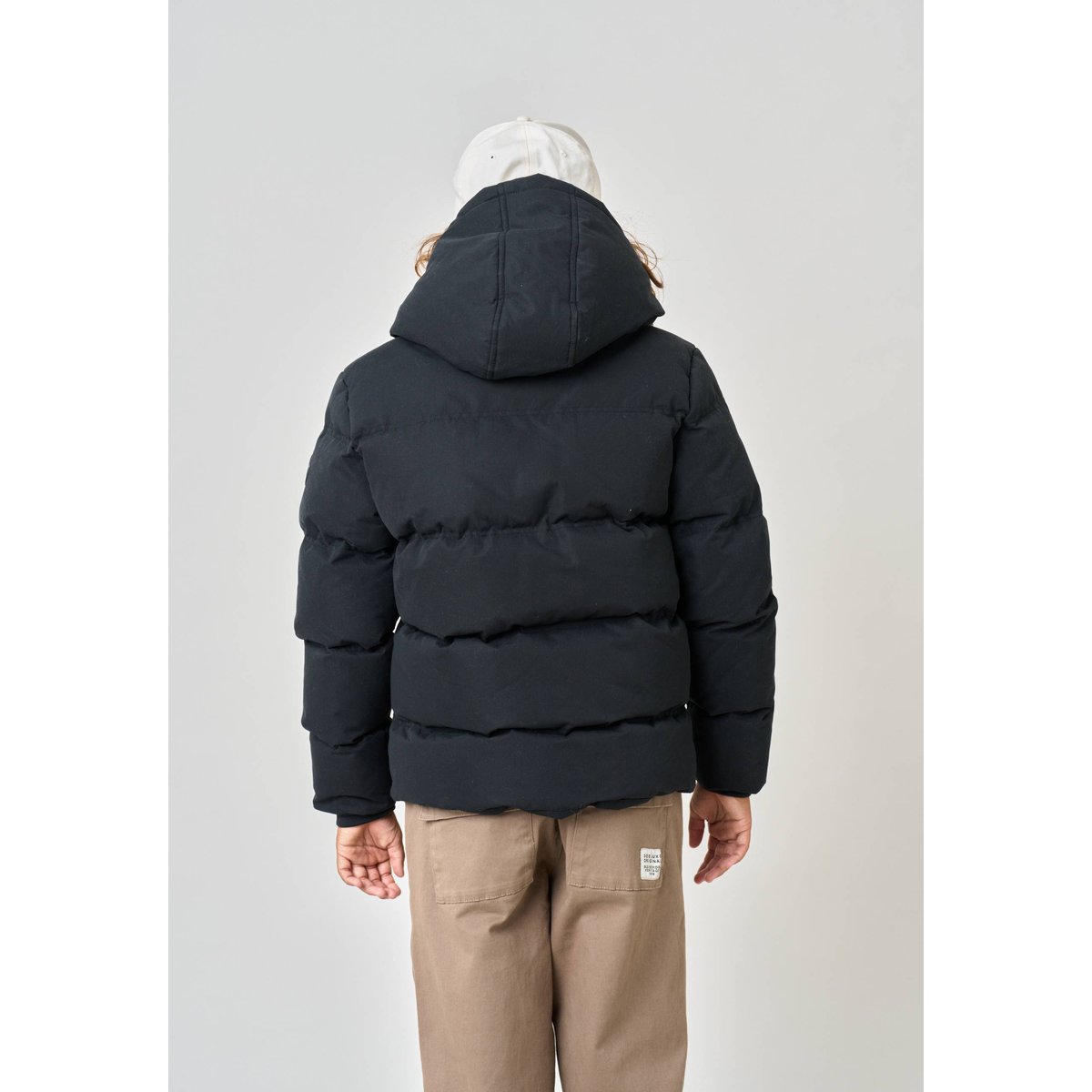 Parka épaisse garçon décontractée CHICAGO black, DEELUXE