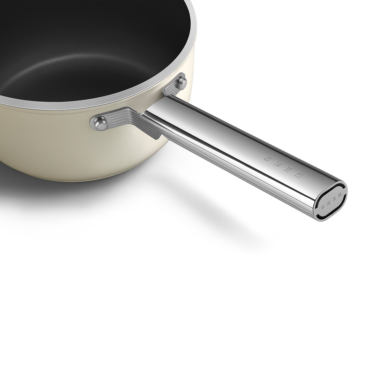 Casserole 20 cm Année 50 crème, SMEG