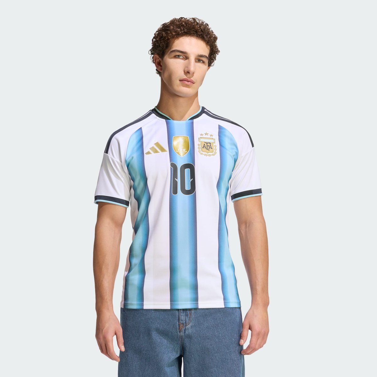 Maillot Domicile Argentine 26 Messi Maillot Domicile Argentine 26 Messi white / icey blue / light blue, adidas Performance