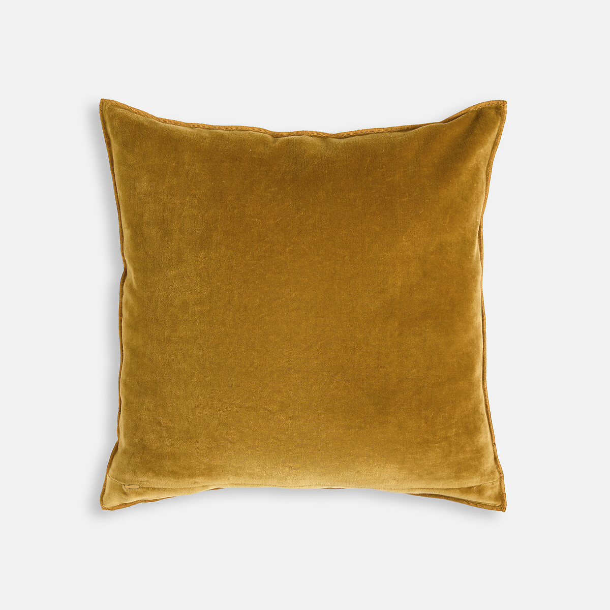 Funda de cojín 45 x 45 cm, terciopelo gofrado, MILO bronce , LA REDOUTE INTERIEURS