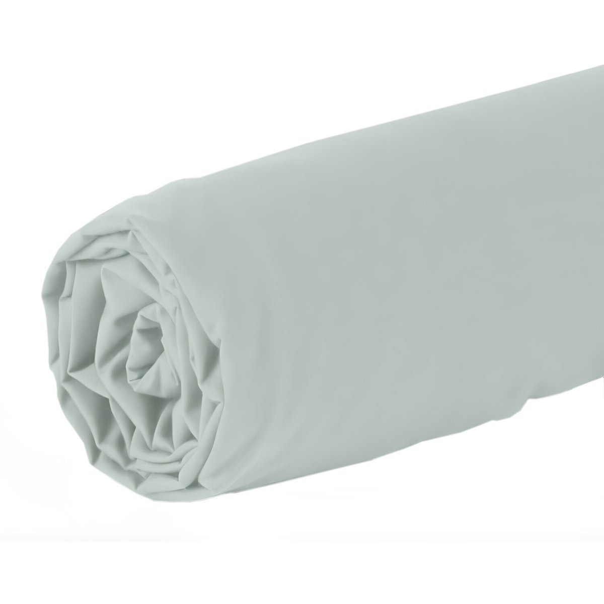 Drap housse de coton-bambou vert menthe, C DESIGN HOME TEXTILE