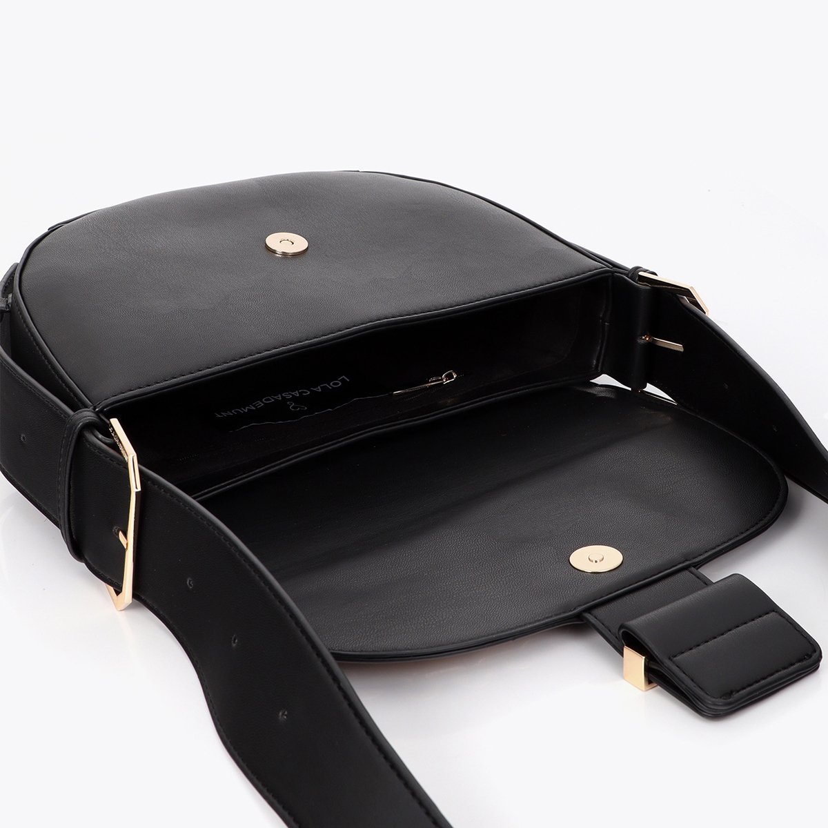Sac à bandoulière avec chaîne noir, LOLA CASADEMUNT