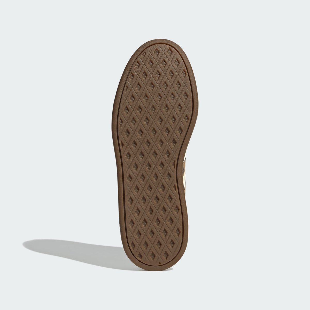 Baskets en cuir BREAKNET SLEEK cream white / cardboard / sand strata, ADIDAS SPORTSWEAR