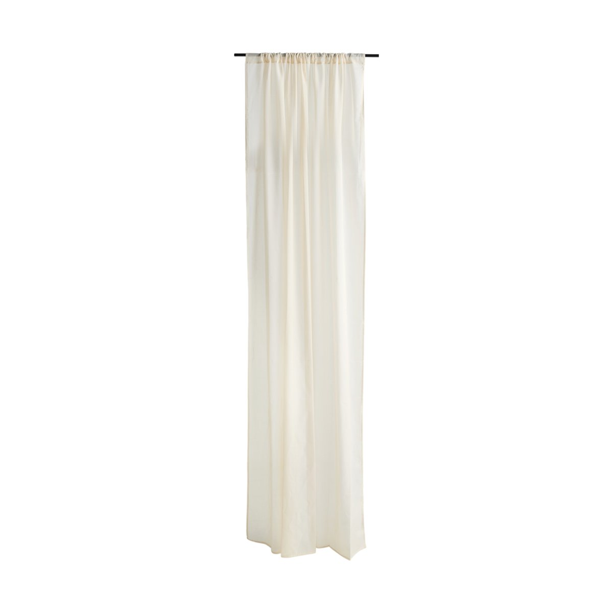 Voilage voile de coton - LUCIEN crème, CAMIF