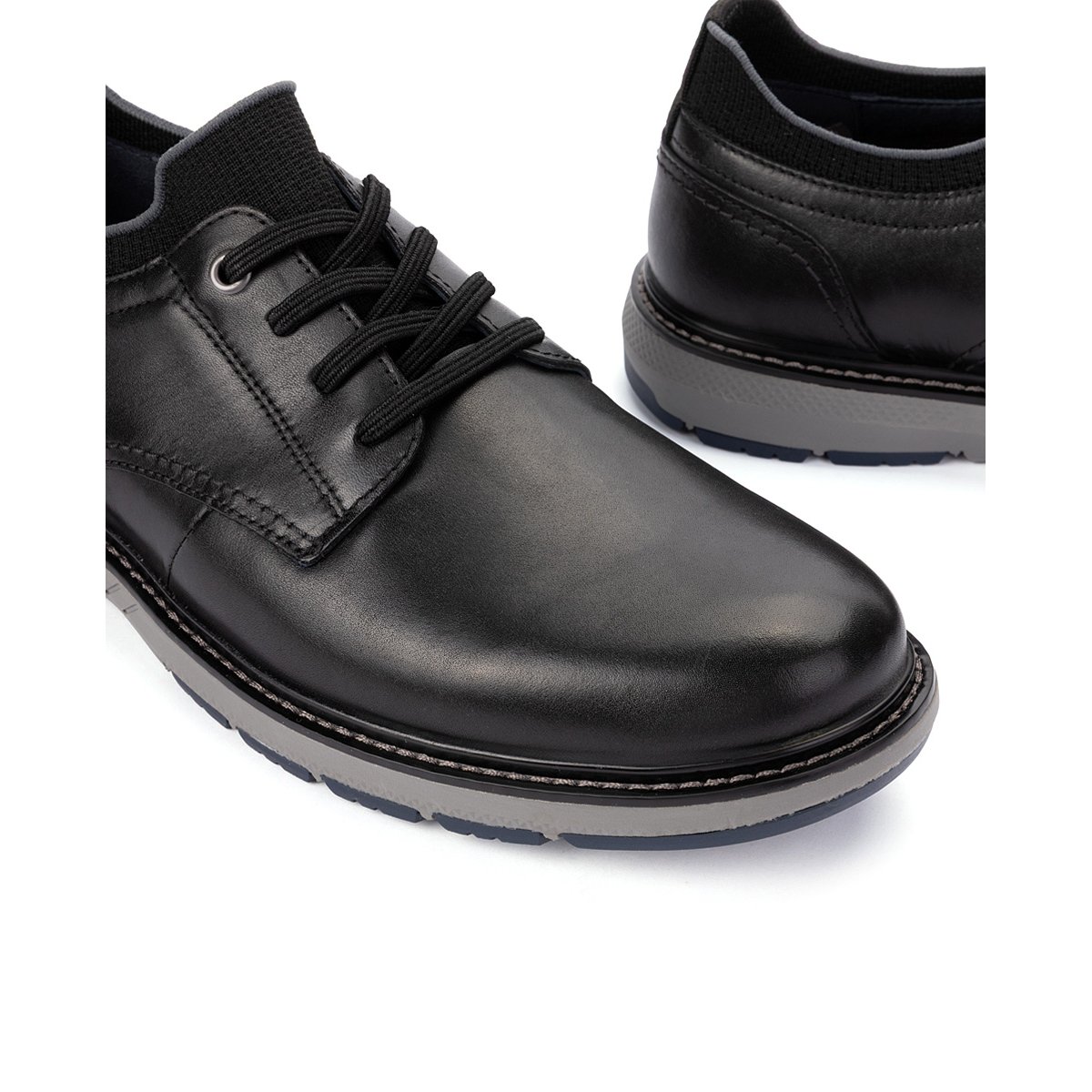 Chaussures à lacets cuir Bilbao black, PIKOLINOS