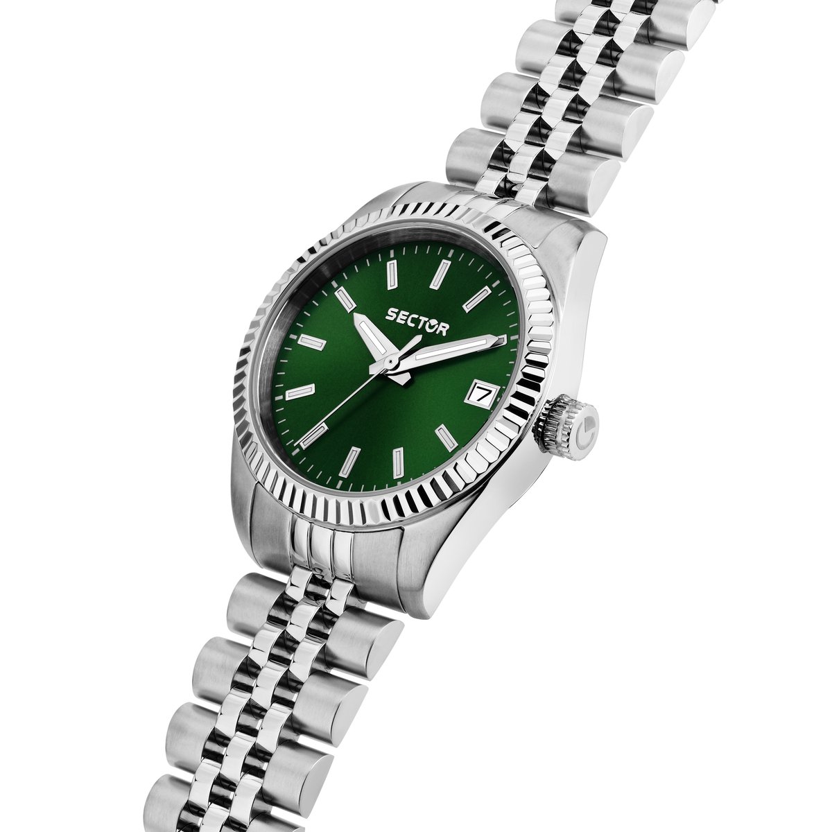 Montre multifonction 240 vert, finition : sunray, SECTOR