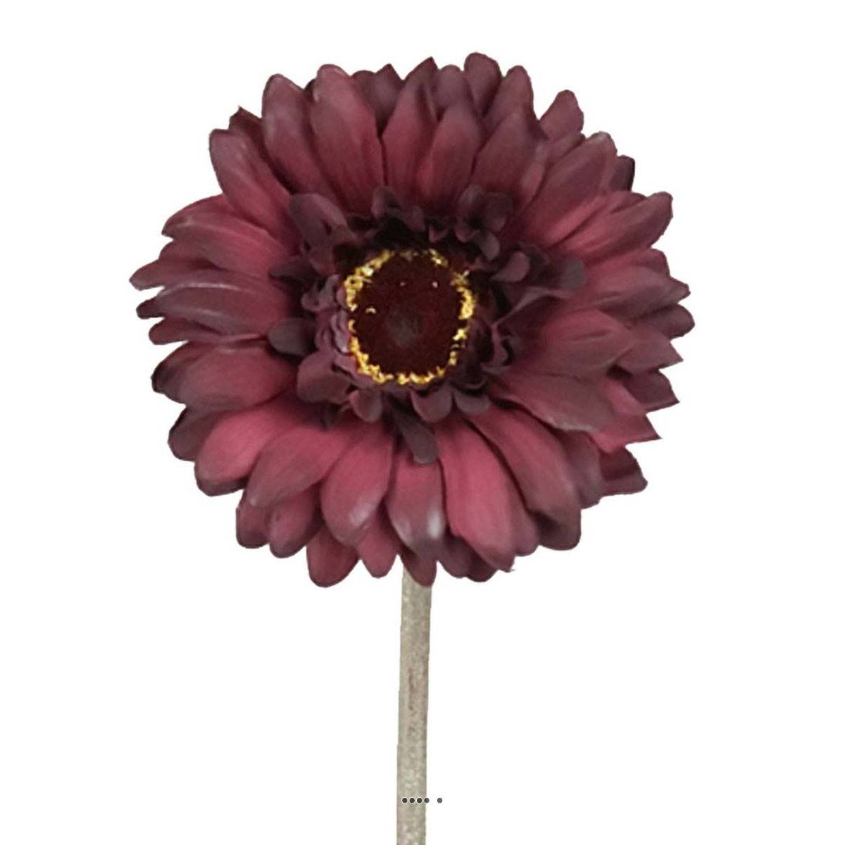 Gerbera artificiel H 55 cm D 10 cm superbe mauve violet, ARTIFICIELLES