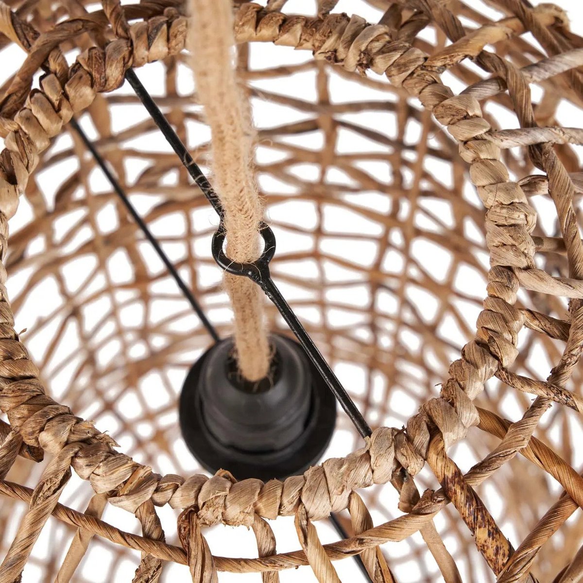 Suspension en feuille de bananier KUSO beige, BAZAR BIZAR