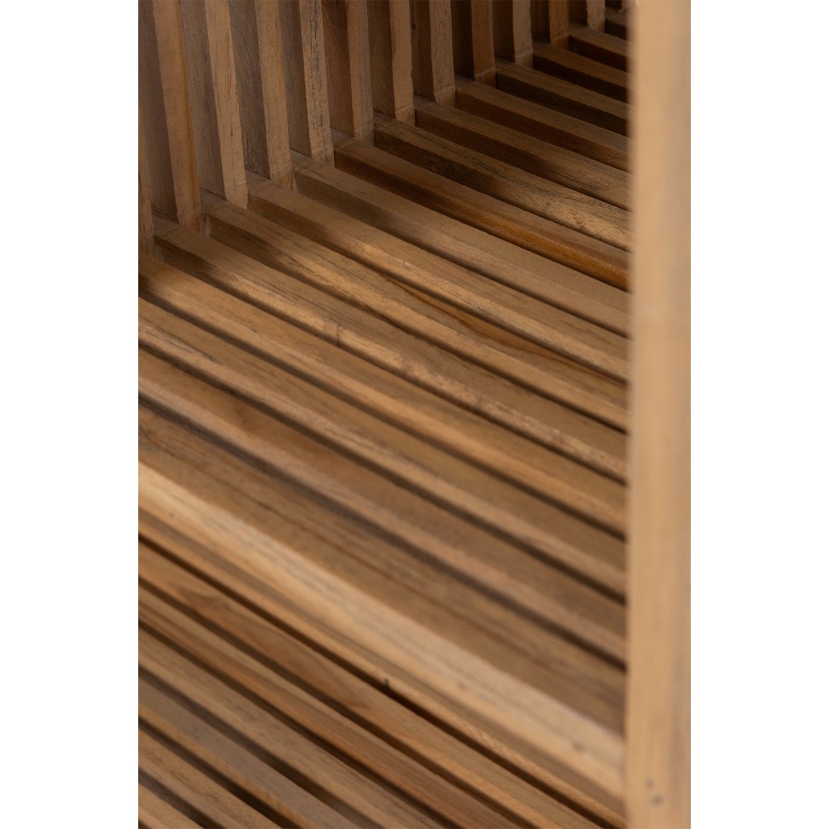 Table d'appoint en teck recyclé JASMIJN naturel, WOOOD